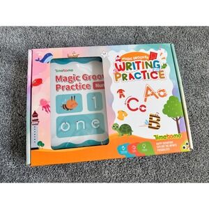 TimeToMe Magic Grooved Writing Practice 6 Book Set Handwriting Tracing Kids 3+